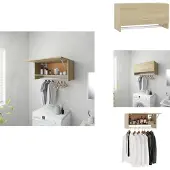 vidaXL Armoire Chêne Sonoma 70x32,5x35 cm Bois composite - Penderies