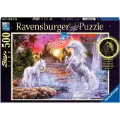 Ravensburger 500 pièces Puzzle Star Line s'allume Licornes à la rivière 14873