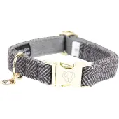 Kentucky Dogwear Collier pour Chien - Laine - Gris - M - 36-52 cm