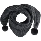 Babys Only Châle avec pompon Cool anthracite - 3-36 mois