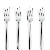 Amefa Modern Set de 4 fourchettes à gâteau suspendues
