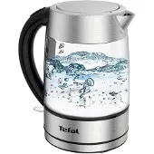 Tefal Bouilloire électrique KI772D 1,7 L 2400 W Acier inoxydable, Transparent