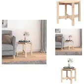 vidaXL Table basse Ø 52,5x45 cm Pin massif - Tables basses