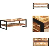 vidaXL Table basse 120x60x40 cm Vieux bois massif - Tables basses