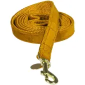 Kentucky Velvet Dog Leash 15 Mm Jaune 120 cm