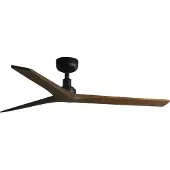 Faro Klim Ventilateur de Plafond Black | Walnut | M (Ø125cm) | Without light