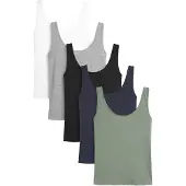 Next Haut marine / gris chiné / vert / noir / blanc cassé