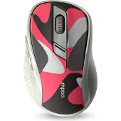 Rapoo M500 Silent - Souris - optique - 6 boutons - sans fil - 2.4 GHz, Bluetooth 4.0, Bluetooth 3.0