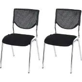 MCW Chaise visiteur H401 Empilable (lot de 2)