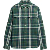 Superdry Chemise bleu marine / pueblo / vert foncé / blanc