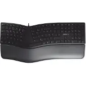 Cherry KC 4500 ERGO - Tastatur - USB - QWERTZ - Deutsch - Schwarz (JK-4500DE-2)