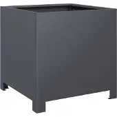 vidaXL Jardinière anthracite 40x40x40 cm acier