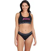 Zoggs Actionback Bikini Noir 30 Femme