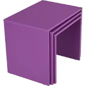 Skye Decor , Shp-103-Uu-1, table d'appoint, violet, 100 % ESPAGNOL recouvert de MÉLAMINE, 55 x 40 x 47 cm