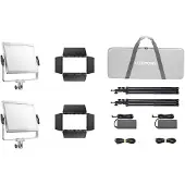 Godox Litemons LP400R Panneau lumineux à LED RGB 2 light kit (Lumière vidéo), Lumière continue, Multicolore