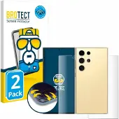 BROTECT Protection d'écran intégrale (Samsung Galaxy S24+), Téléphone portable : film de protection, Transparent