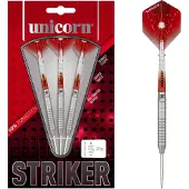 Unicorn Fléchettes unisexe STRIKER TYPE 1 80% TUNGSTEN STEEL TIP, rouge, 22g