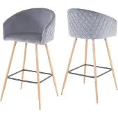 MCW Tabouret de bar -D72 (lot de 2)
