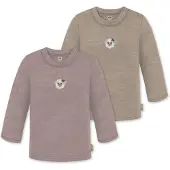 Normani T-Shirt 'Taupo' beige foncé / rose ancienne