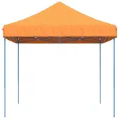 vidaXL Tente de réception pliable Pop-Up Orange 410x279x315 cm