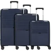 D&N Ensemble de bagages 'Travel Line 2100' bleu marine