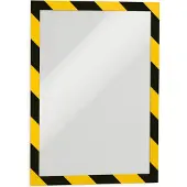 Durable Duraframe Security A4 cadre magnétique Noir et Jaune
