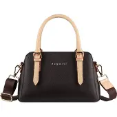 Bugatti sac à main sac à épaule bandoulière Ella Bowling Bag Darkbrown brun