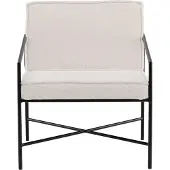 Venture Home Chaise d'accentuation Rakel Blanc cassé