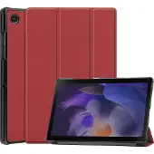 Cover-Discount Galaxy Tab A8 10.5 - Étui Smart Tri-fold bordeaux (Samsung Galaxy Tab A8), Étui pour tablette, Rouge