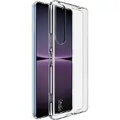 IMAK Sony Xperia 1 IV - UX5 étui silicone transparent (Sony Xperia 1 IV), Coque pour téléphone portable, Transparent
