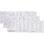 PlayMais Cartes à décorer, 24pcs.