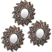 Relaxdays 3x miroir (24 cm)