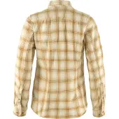 Fjällräven Övik Flannel Long Sleeve Shirt Beige XL Femme