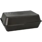 Papstar Boîtes alimentaires réutilisables "Circulware by Havel", 2 pièces, L 234 x l 156 x H 43 mm, polypropylène, noir, 24 pièces