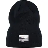 Buff Knitted Beanie Noir