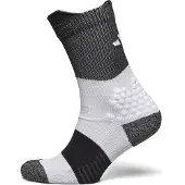 Adidas Chaussettes de sport 'RunxBoost' gris chiné / noir / blanc