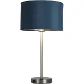 Searchlight Lampe de table Finn or avec bleu