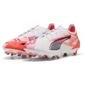 Puma ULTRA 5 ULTIMATE FG WHITE-BLACK-GLOWING 44