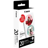 Canon Papier Photo ZINK Rond (20 Feuilles)