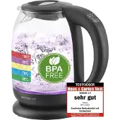 Emerio Bouilloire avec réglage de température 1,7 litre – Éclairage LED – 2200 W – WK-119255.5