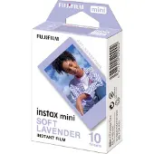 Fujifilm Instax mini film soft lavender (10 vel) - (4,6 cm x 6,2 cm) - Papier photo