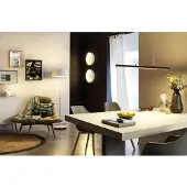 Paulmann Lampadaire LED Belaja 22W blanc/chrome mat