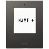 M-E Modern-Electronics 41303 Sonnette Sans Fil Emetteur éclairée, Avec Porte-nom X915522 -