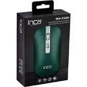 Inca IWM-531RY Maus IWM-531RY 1600 DPI,Wireless & BT, Akku, Grün retail
