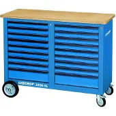 Gedore Etabli à roulettes , largeur 1,25 m, avec 18 tiroirs 1506 XL 2810