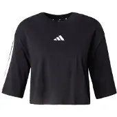 Adidas Essentials 3 Stripes Cotton Loose Short Sleeve T-shirt Noir L Femme