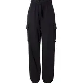 Adidas Pantalon de sport 'ESSENTIALS LINEAR FLEECE CARGO' noir
