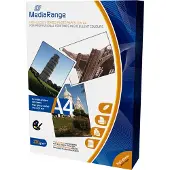MediaRange Papier photo A4 , pour imprimantes à jet d’encre, très brillant, 100 feuilles de 220 g
