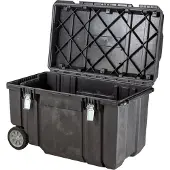 Stanley FATMAX MOBILE MONTAGEBOX 240L, Noir, Aluminium, Plastique, Résistant aux rayures, Résistant aux chocs, Imperméable, 990 mm, 590 mm, 620 mm