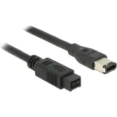 DeLOCK Câble FireWire 6 broches vers 9 broches IEEE 1394A/B